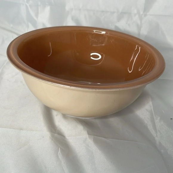 Pyrex Tan and Brown Mixing Bowl - Picture 2 of 11